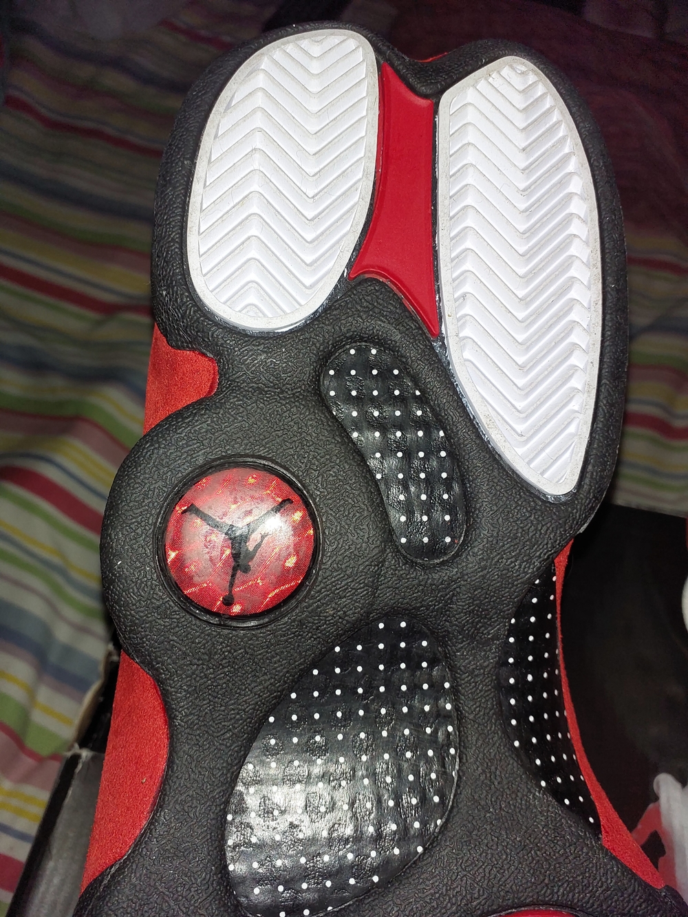 Nike Air Jordan 13 Retro White/Black Varsity Red CHICAGO 2010 - Picture 14 of 16